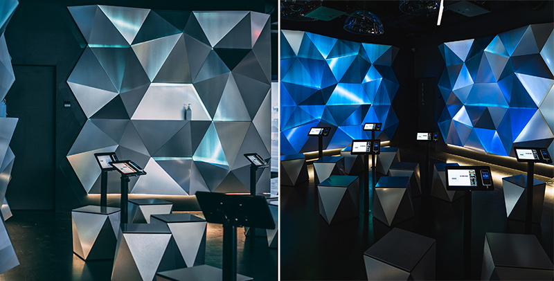 bionic bar mapping visual efect arquitectura